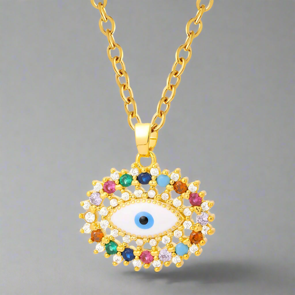 Eclipse Evil Eye Necklace